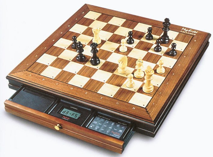 Learn to play chess with the Saitek Mephisto Exclusive Kasparov Chess Computer 